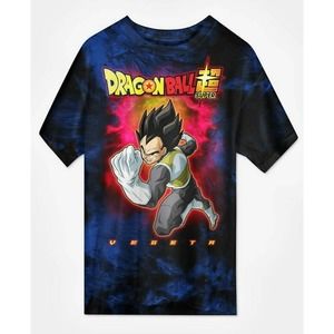 Dragon Ball Z Japanese Anime Men's Official Licensed Vegeta Tie Dye Tee T-Shirt
